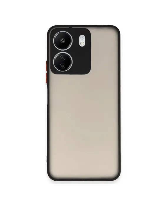 Xiaomi Redmi 13c Kılıf Montreal Silikon Kapak - Siyah