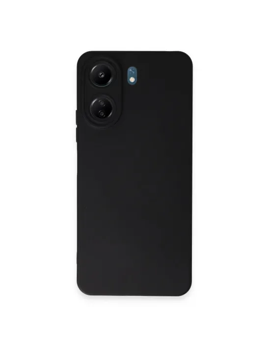 Xiaomi Redmi 13c Kılıf Nano İçi Kadife Silikon - Siyah