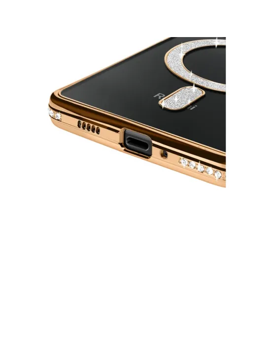 Xiaomi Redmi 14c Joke Simli Magneticsafe Kılıf - Gold
