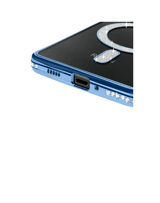 Xiaomi Redmi 14c Joke Simli Magneticsafe Kılıf - Mavi