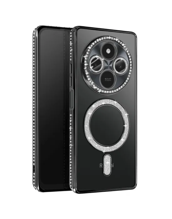 Xiaomi Redmi 14c Joke Simli Magneticsafe Kılıf - Siyah
