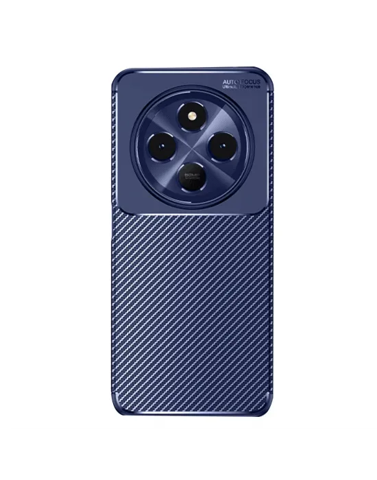 Xiaomi Redmi 14c Kılıf Auto Focus Karbon Kapak - Lacivert