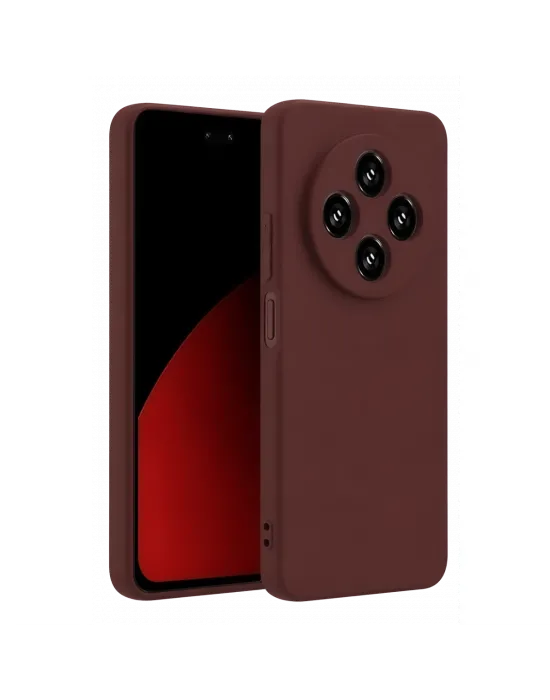 Xiaomi Redmi 14c Kılıf First Silikon - Bordo