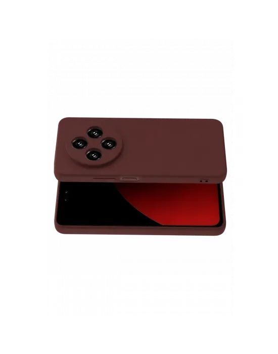Xiaomi Redmi 14c Kılıf First Silikon - Bordo