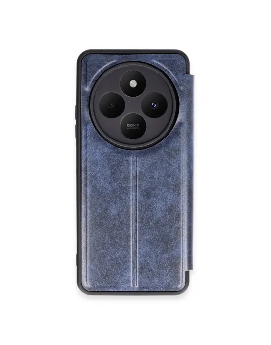 Xiaomi Redmi 14c Kılıf Flip Cover - Lacivert