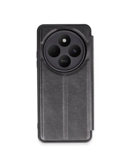 Xiaomi Redmi 14c Kılıf Flip Cover - Siyah