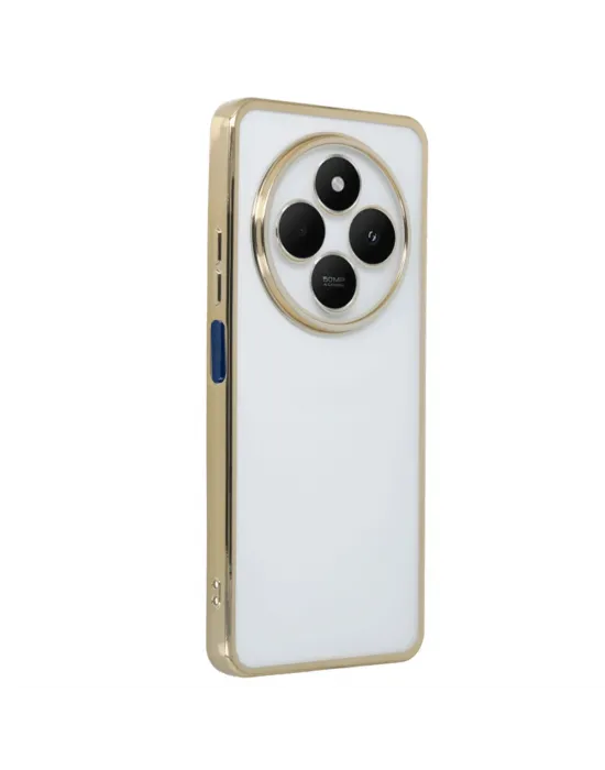 Xiaomi Redmi 14c Kılıf Razer Lensli Silikon - Gold
