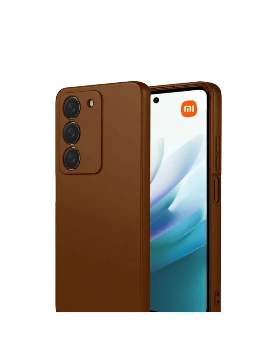 Xiaomi Redmi 15 4g First Silikon - Kahverengi