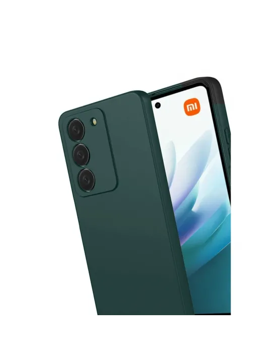 Xiaomi Redmi 15 4g First Silikon - Koyu Yeşil