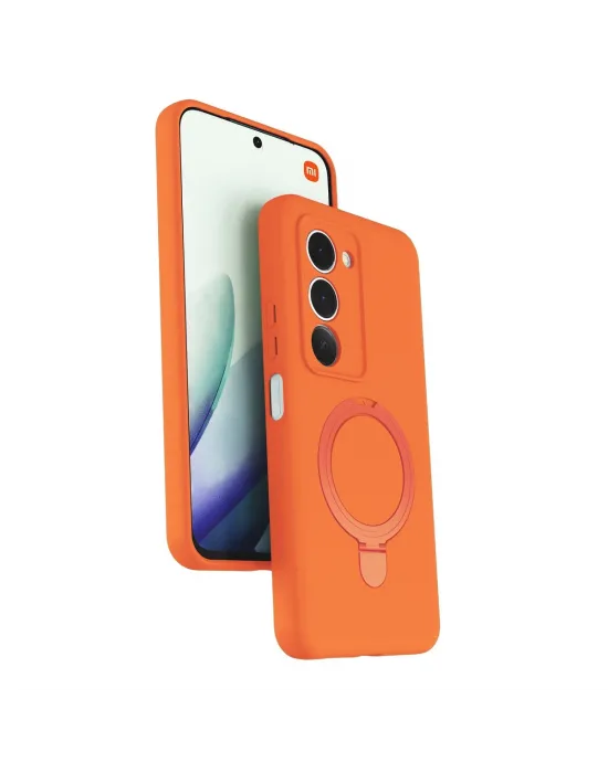 Xiaomi Redmi 15 4g Regal Magsafe Standlı Kapak - Turuncu