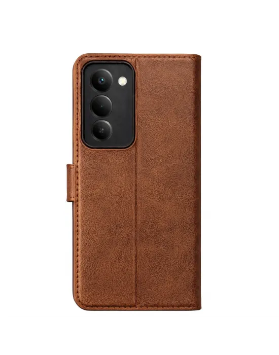 Xiaomi Redmi 15 5g Trend S Plus Kapaklı Kılıf - Taba