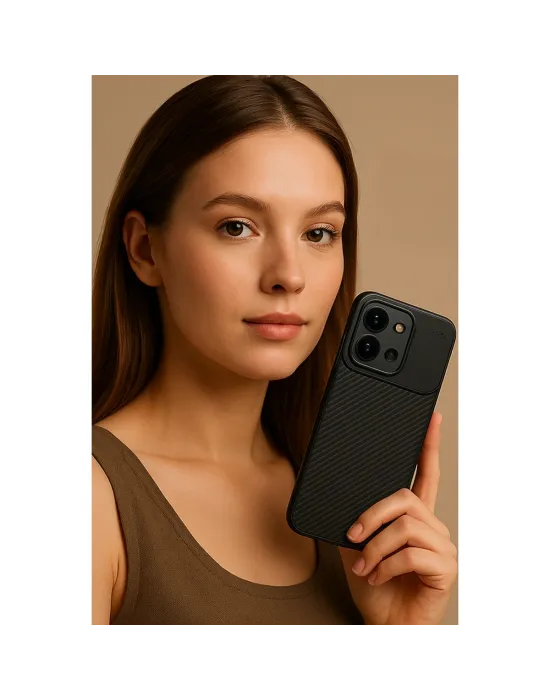 Xiaomi Redmi 15c 4g Auto Focus Karbon Kapak - Koyu Yeşil