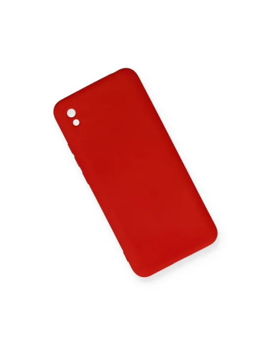 Xiaomi Redmi 9a Kılıf Nano İçi Kadife Silikon - Kırmızı