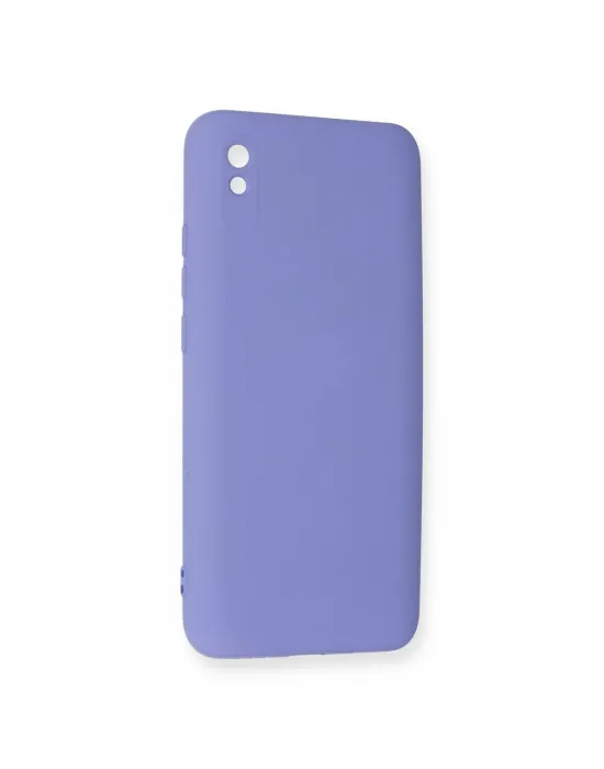Xiaomi Redmi 9a Kılıf Nano İçi Kadife Silikon - Lila