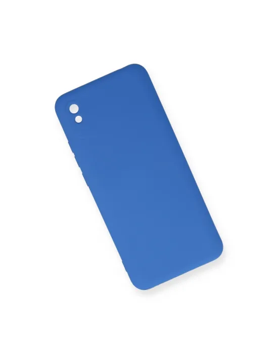 Xiaomi Redmi 9a Kılıf Nano İçi Kadife Silikon - Mavi