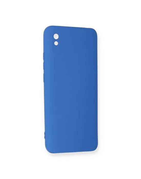 Xiaomi Redmi 9a Kılıf Nano İçi Kadife Silikon - Mavi