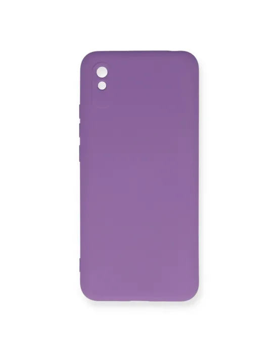 Xiaomi Redmi 9a Kılıf Nano İçi Kadife Silikon - Mor