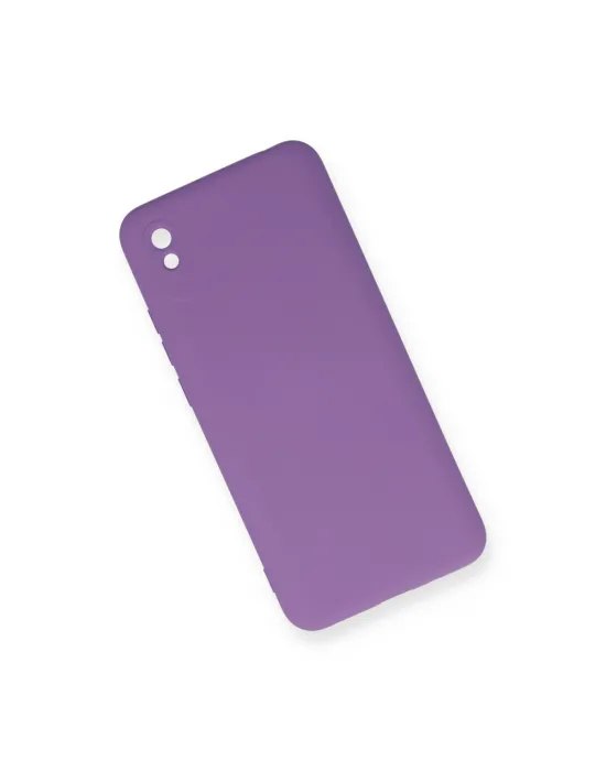 Xiaomi Redmi 9a Kılıf Nano İçi Kadife Silikon - Mor