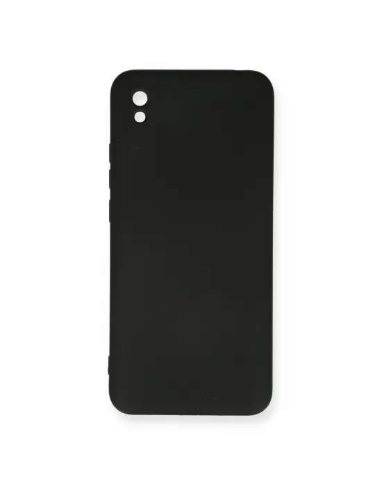 Xiaomi Redmi 9a Kılıf Nano İçi Kadife Silikon - Siyah