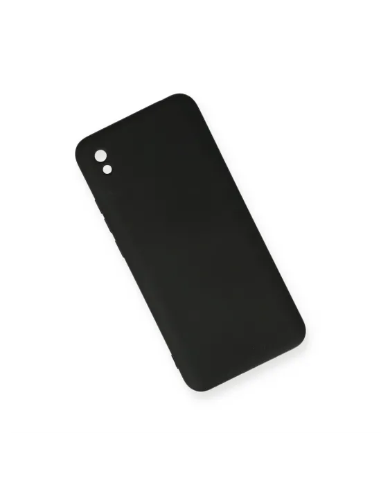 Xiaomi Redmi 9a Kılıf Nano İçi Kadife Silikon - Siyah