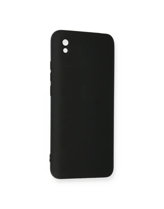 Xiaomi Redmi 9a Kılıf Nano İçi Kadife Silikon - Siyah
