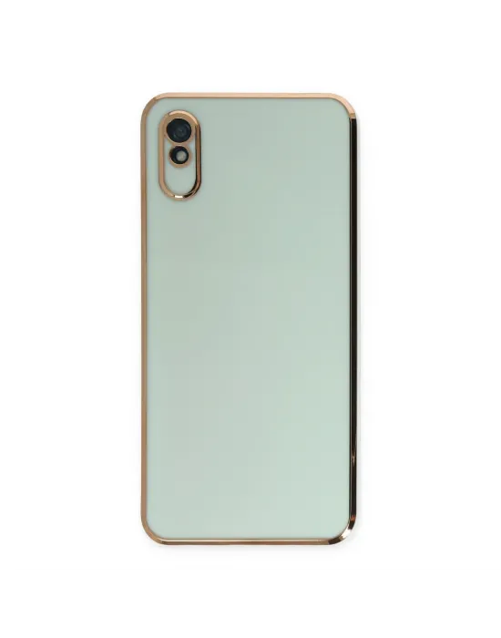 Xiaomi Redmi 9a Kılıf Volet Silikon - Açık Yeşil