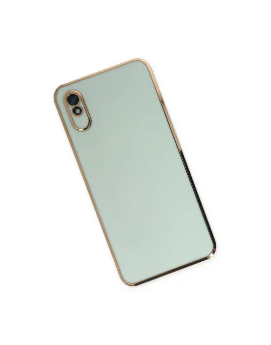 Xiaomi Redmi 9a Kılıf Volet Silikon - Açık Yeşil