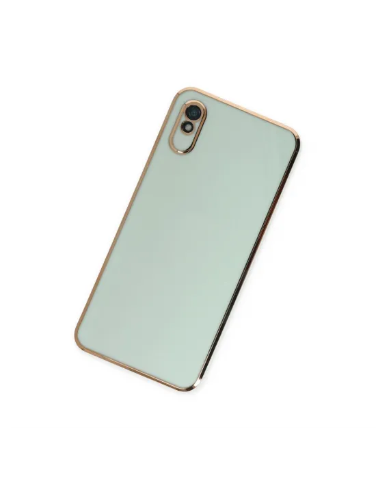 Xiaomi Redmi 9a Kılıf Volet Silikon - Açık Yeşil