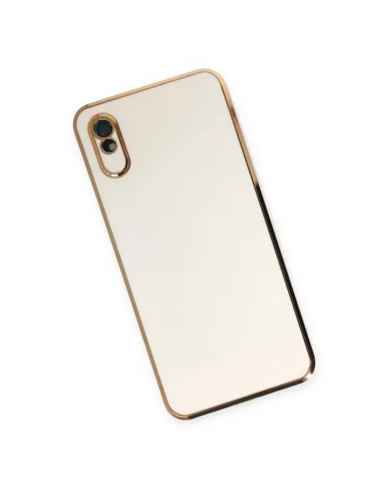 Xiaomi Redmi 9a Kılıf Volet Silikon - Beyaz