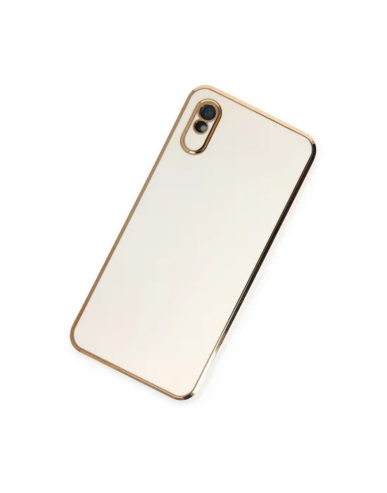 Xiaomi Redmi 9a Kılıf Volet Silikon - Beyaz