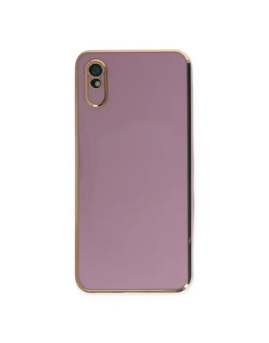 Xiaomi Redmi 9a Kılıf Volet Silikon - Mor