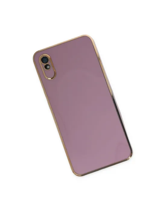 Xiaomi Redmi 9a Kılıf Volet Silikon - Mor