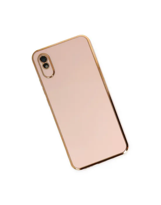 Xiaomi Redmi 9a Kılıf Volet Silikon - Pembe
