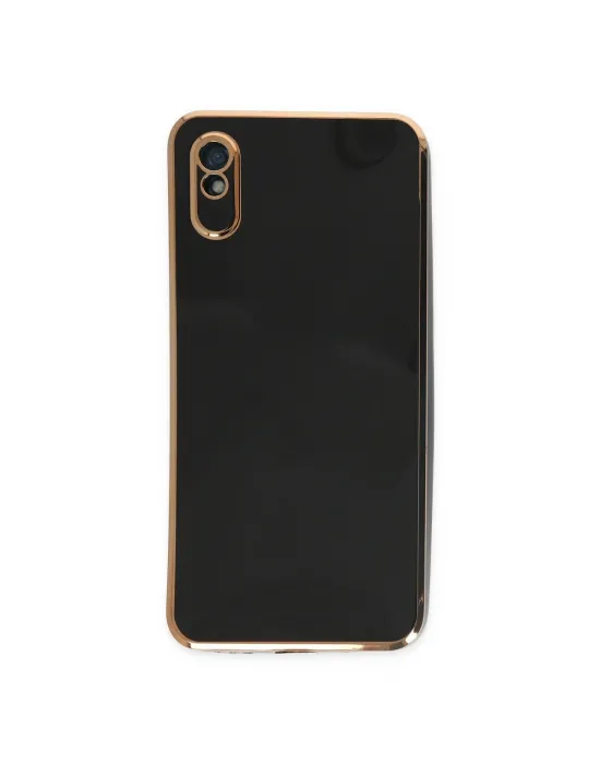 Xiaomi Redmi 9a Kılıf Volet Silikon - Siyah