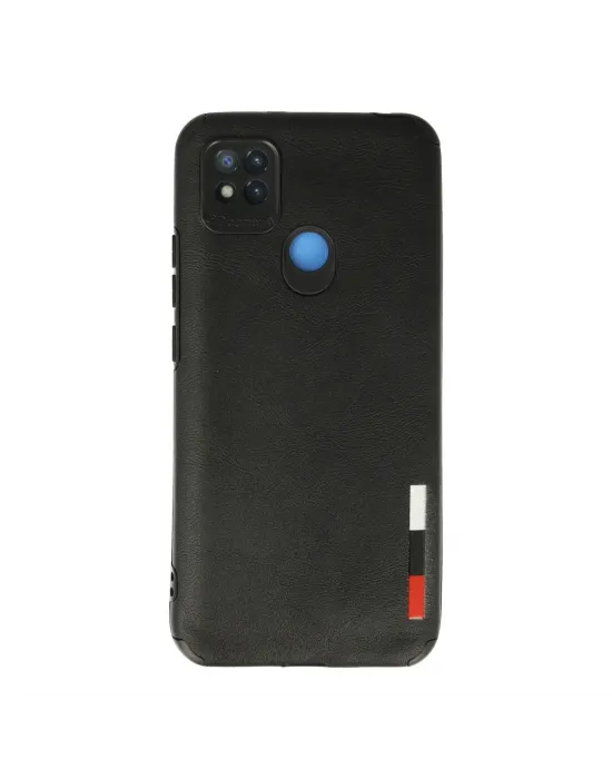 Xiaomi Redmi 9c Kılıf Loop Deri Silikon - Siyah