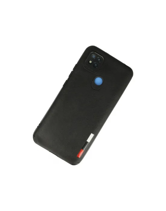 Xiaomi Redmi 9c Kılıf Loop Deri Silikon - Siyah