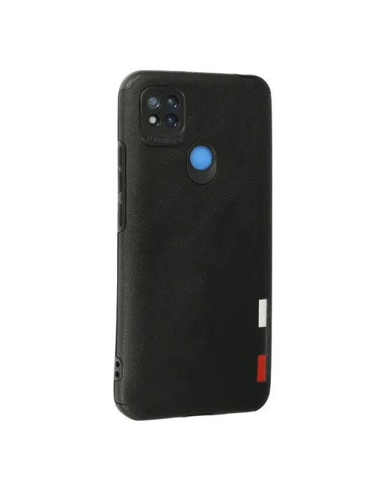 Xiaomi Redmi 9c Kılıf Loop Deri Silikon - Siyah