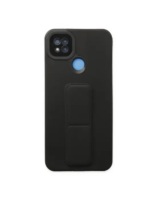 Xiaomi Redmi 9c Kılıf Mega Standlı Silikon - Siyah