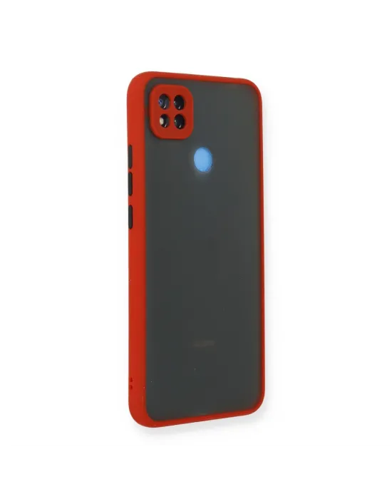 Xiaomi Redmi 9c Kılıf Montreal Silikon Kapak - Kırmızı