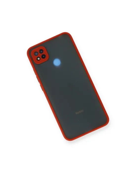 Xiaomi Redmi 9c Kılıf Montreal Silikon Kapak - Kırmızı