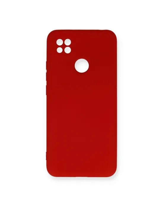 Xiaomi Redmi 9c Kılıf Nano İçi Kadife Silikon - Kırmızı