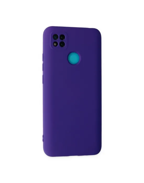 Xiaomi Redmi 9c Kılıf Nano İçi Kadife Silikon - Mor