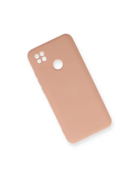 Xiaomi Redmi 9c Kılıf Nano İçi Kadife Silikon - Pudra