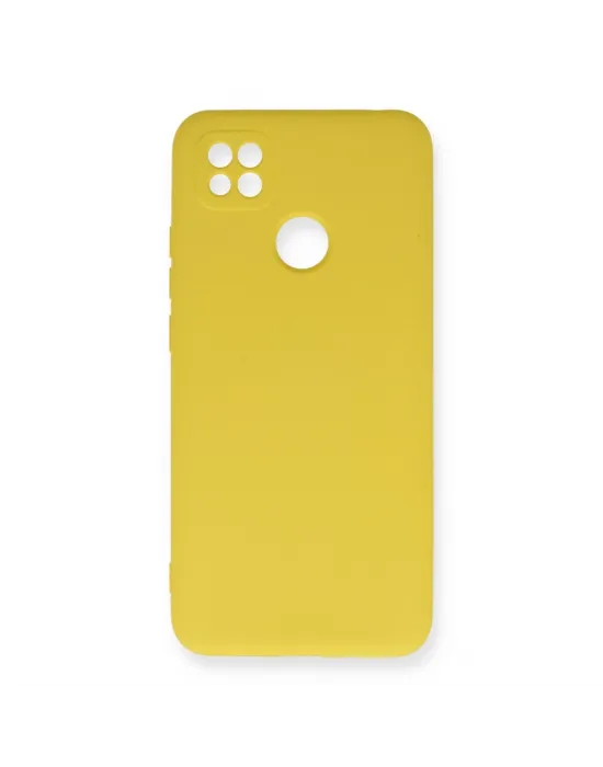 Xiaomi Redmi 9c Kılıf Nano İçi Kadife Silikon - Sarı