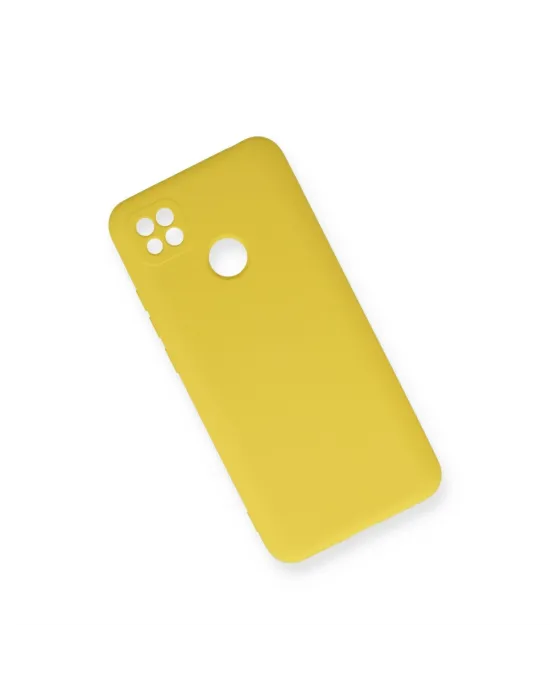 Xiaomi Redmi 9c Kılıf Nano İçi Kadife Silikon - Sarı