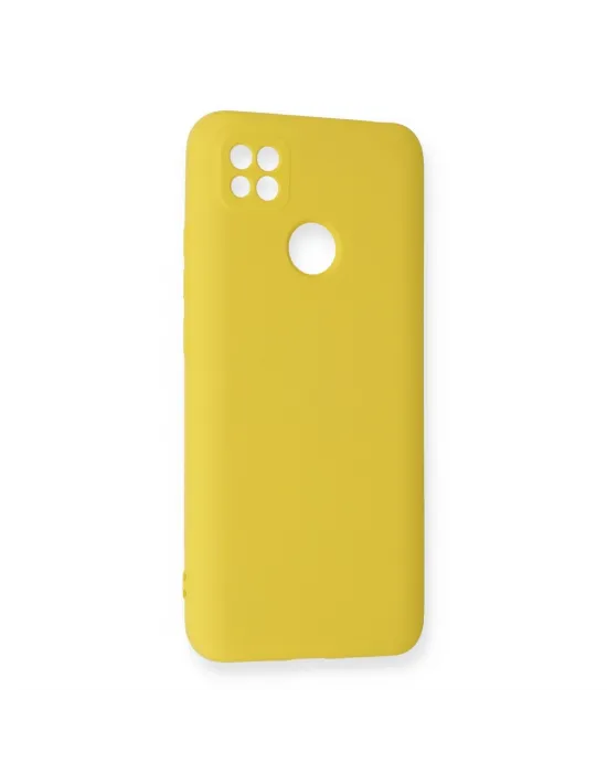 Xiaomi Redmi 9c Kılıf Nano İçi Kadife Silikon - Sarı