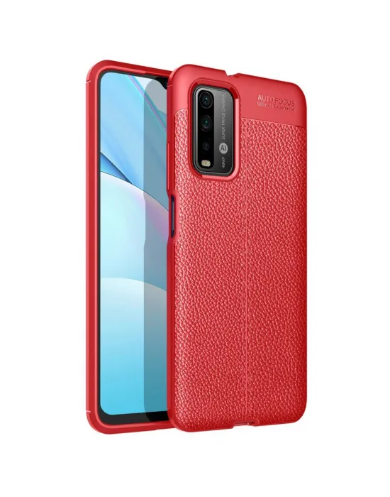Xiaomi Redmi 9t Kılıf Auto Focus Kapak - Kırmızı