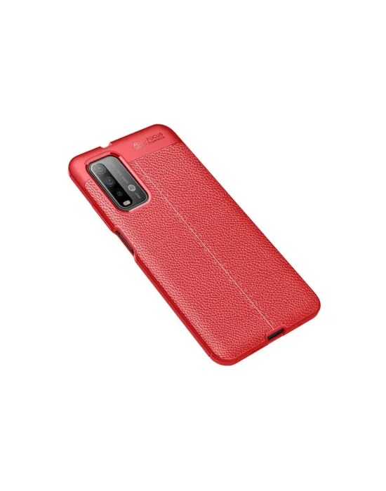 Xiaomi Redmi 9t Kılıf Auto Focus Kapak - Kırmızı