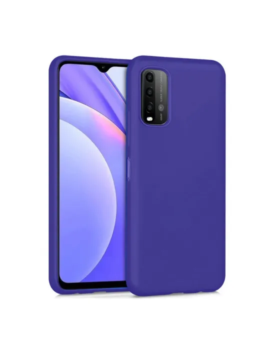 Xiaomi Redmi 9t Kılıf Nano İçi Kadife Silikon - Mor