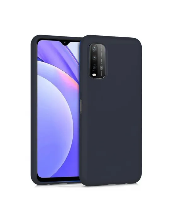 Xiaomi Redmi 9t Kılıf Nano İçi Kadife Silikon - Siyah
